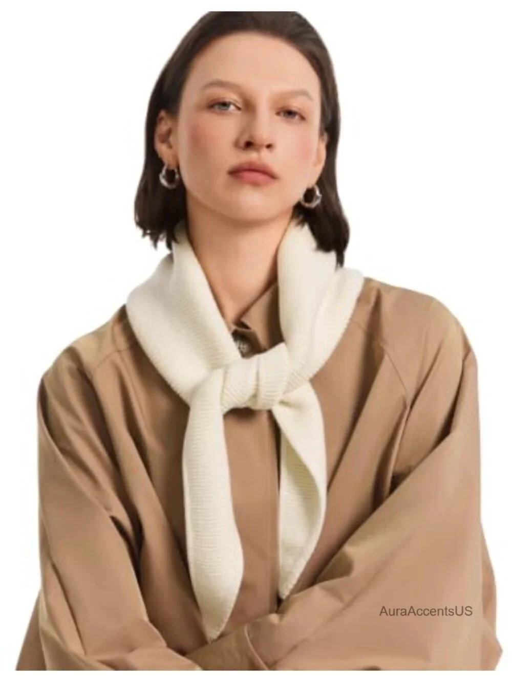 Women's Sophie Scarf Rib Knit Neck Warmer Viscose Blend Winter